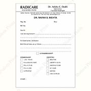 doctor's prescription pad